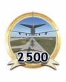2500 aterrizajes